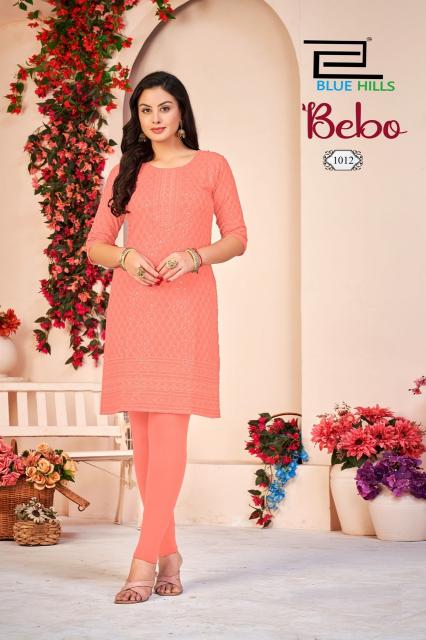 Blue hills bebo designer kurtis wholesale in hyderabad